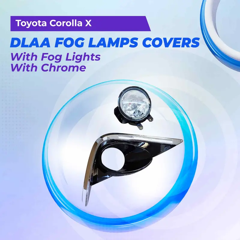 Toyota Corolla X Dlaa Fog Lamps Covers With Fog 2018 - 2024 1