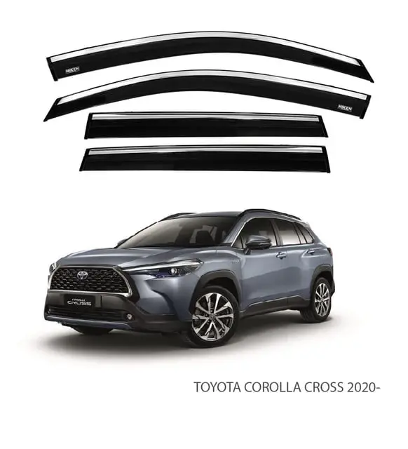 Toyota Cross Air Press/Sunvisor Txr With Chrome 6Pcs Model 2017-2021 1