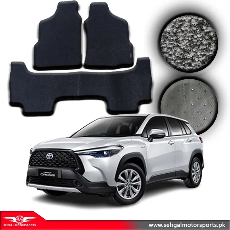 Toyota Cross Carpet Floor Mat Special Black/Gray Model 2021-2023 1