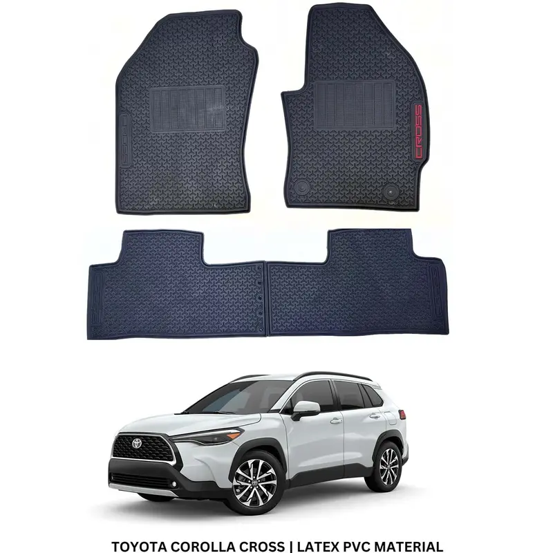 Toyota Cross Rubber Floor Mat Model 2024 1