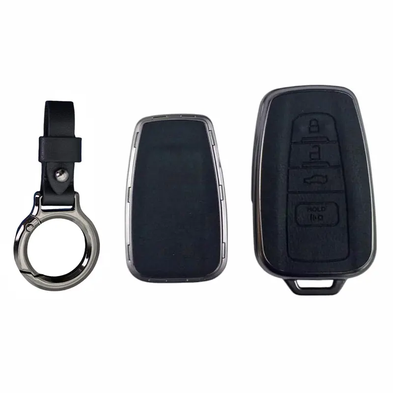 Toyota Cross Tpu Key Cover Black 2021 - 2025 - - Leather Texture 1