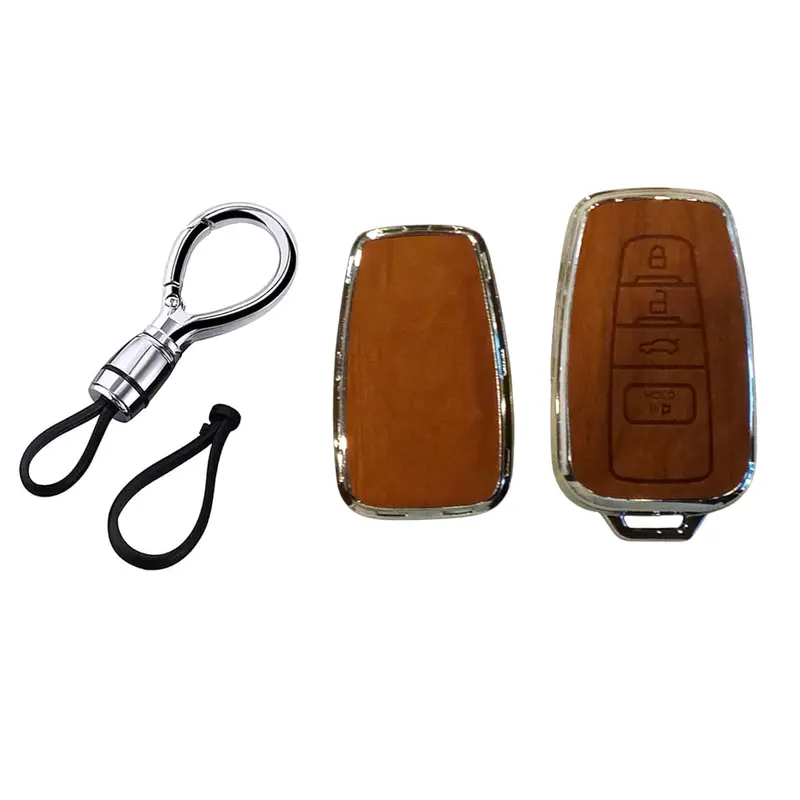 Toyota Cross Tpu Key Cover Wooden Style 2021-2024 1
