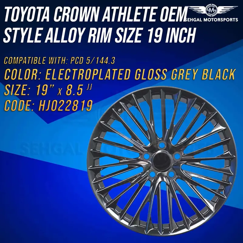 Toyota Crown Athlete Oem Style Alloy Rim Size 19 Inch (Hj022819) 2