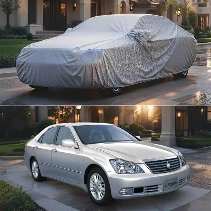 Toyota Crown Maximus Non Woven Car Top Cover 2003-2008 - - Scratchproof Waterproof - Without Belt 1