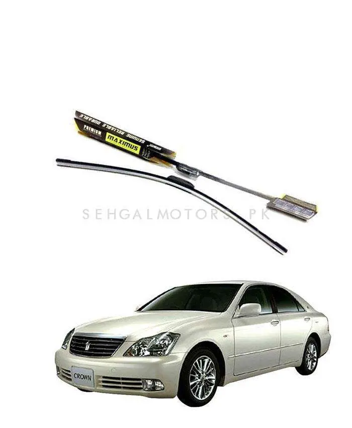 Toyota Crown Maximus Premium Silicone Wiper Blades - Model 2003-2008 1