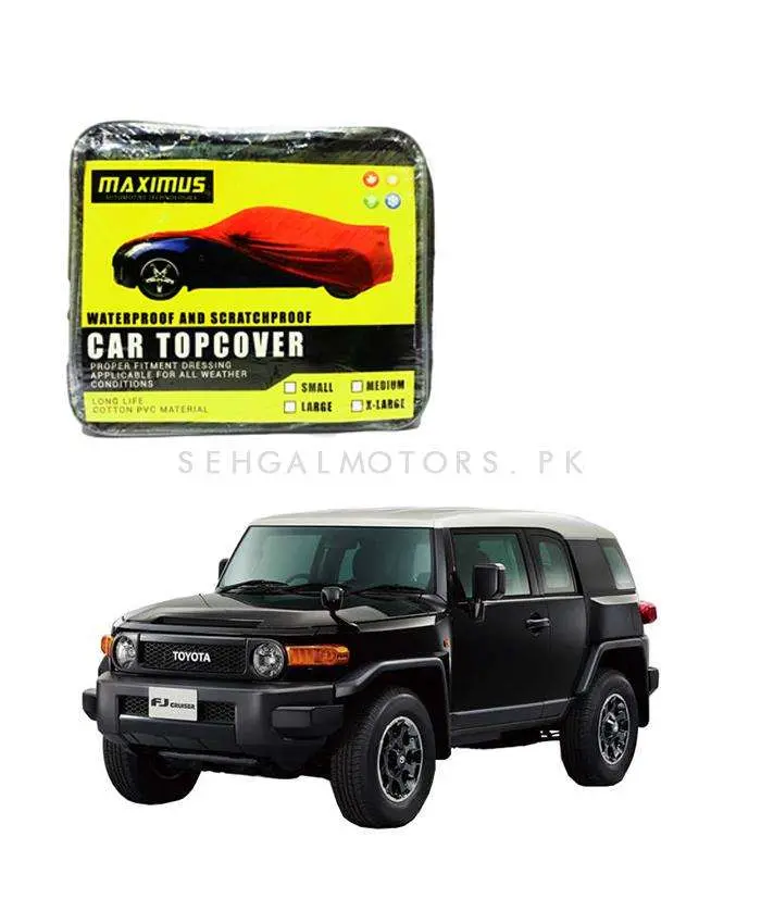Toyota Fj Cruiser Maximus Non Woven Top Cover 2006 - 2022 - - Scratchproof And Waterproof - Without Belt 1