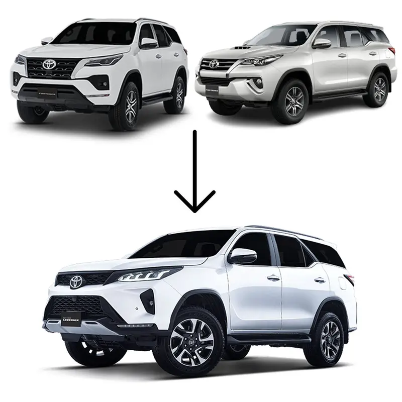 Toyota Fortuner 2017-2021 Conversion Into Legender 2022 1