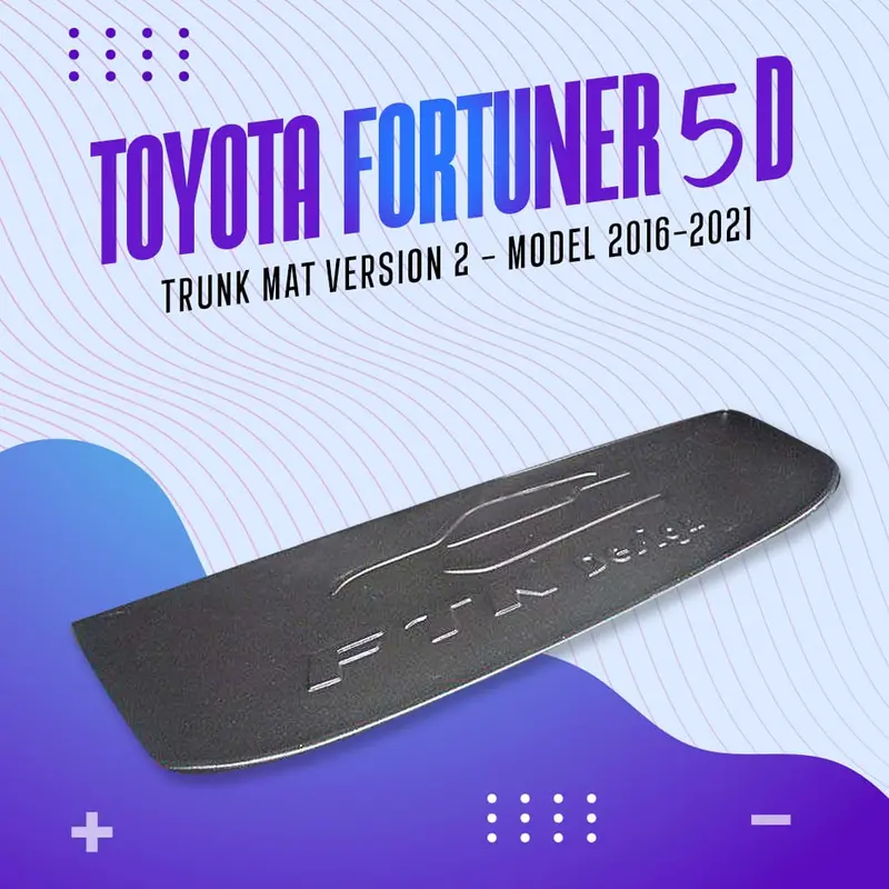 Toyota Fortuner 5D Tpe Half Trunk Mat 2016 - 2021 1