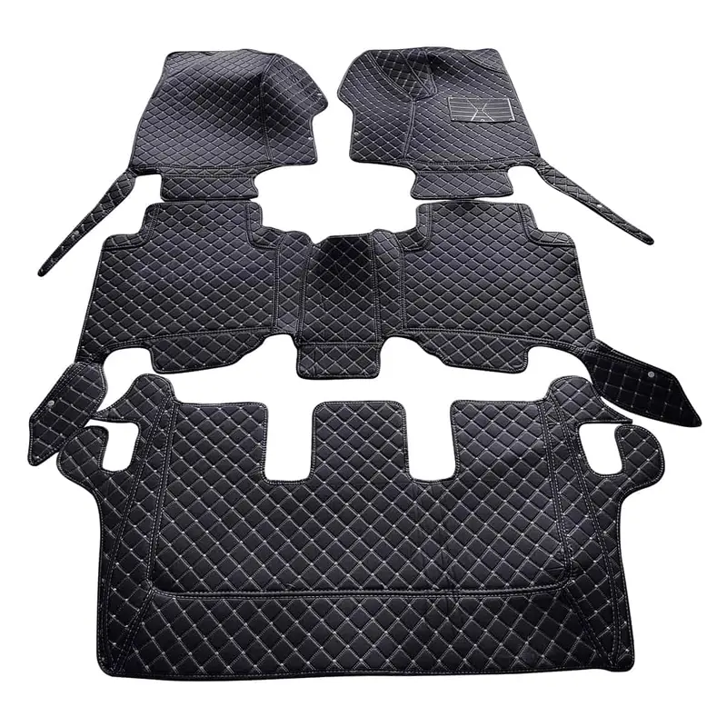 Toyota Fortuner 7D Floor Mats - Black - 4 Pcs Set 2016 - 2025 2