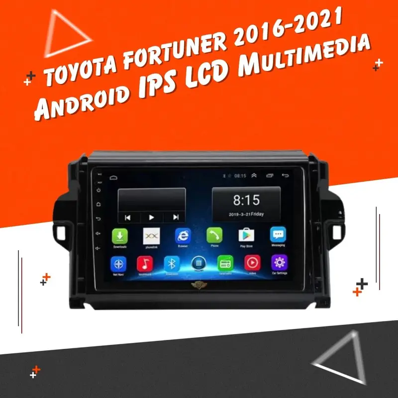 Toyota Fortuner Android Lcd Black 9 Inches 2016 - 2024 1