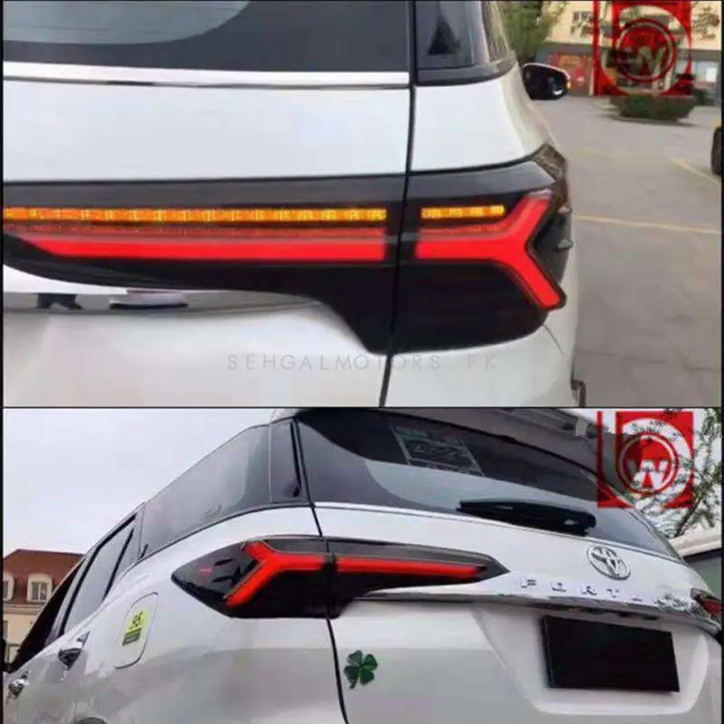 Toyota Fortuner Audi Style Back Lamps Light Smoke 2016 - 2024 2