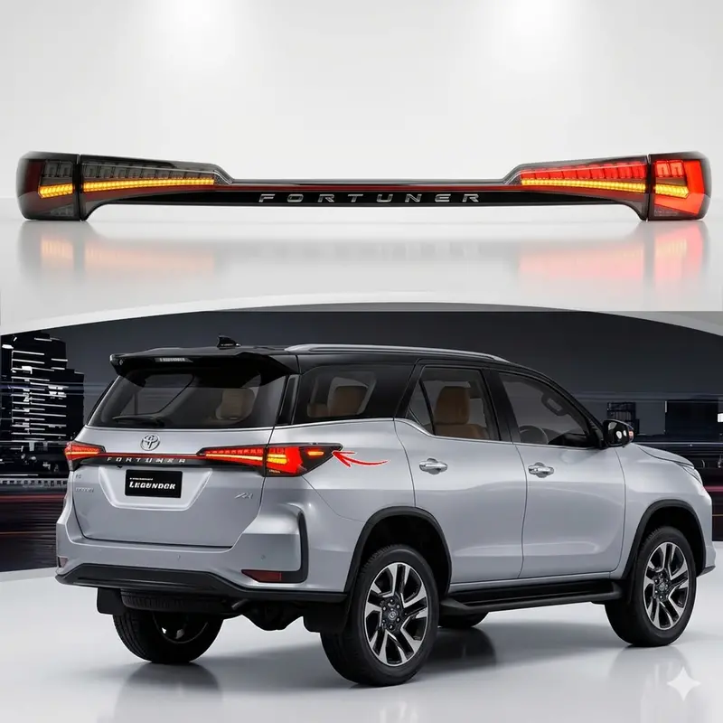 Toyota Fortuner Back Lamp With Trunk Garnish 2022 - 2024 1