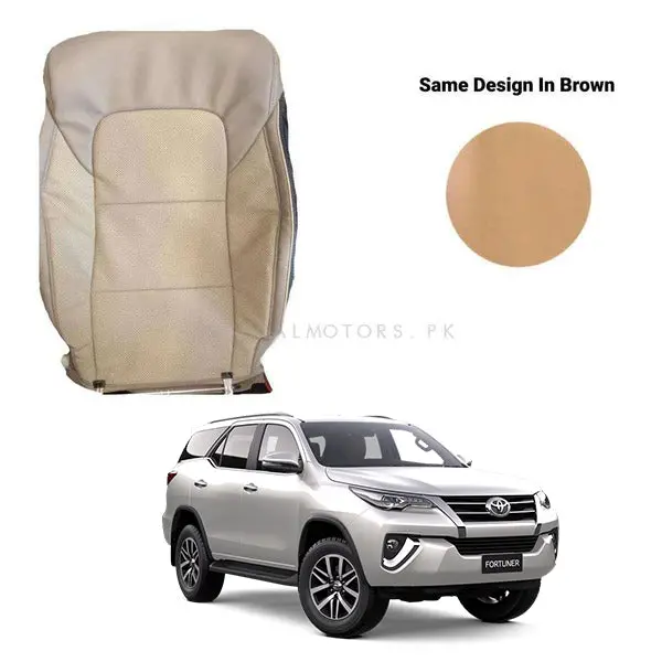 Toyota Fortuner Breathable Seat Covers Brown 2016 - 2024 1
