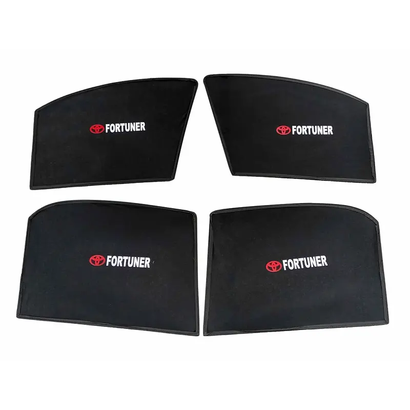 Toyota Fortuner Foldable & Flexible Sunshade With Logo 2016 - 2021 - Side Sun Shade 1