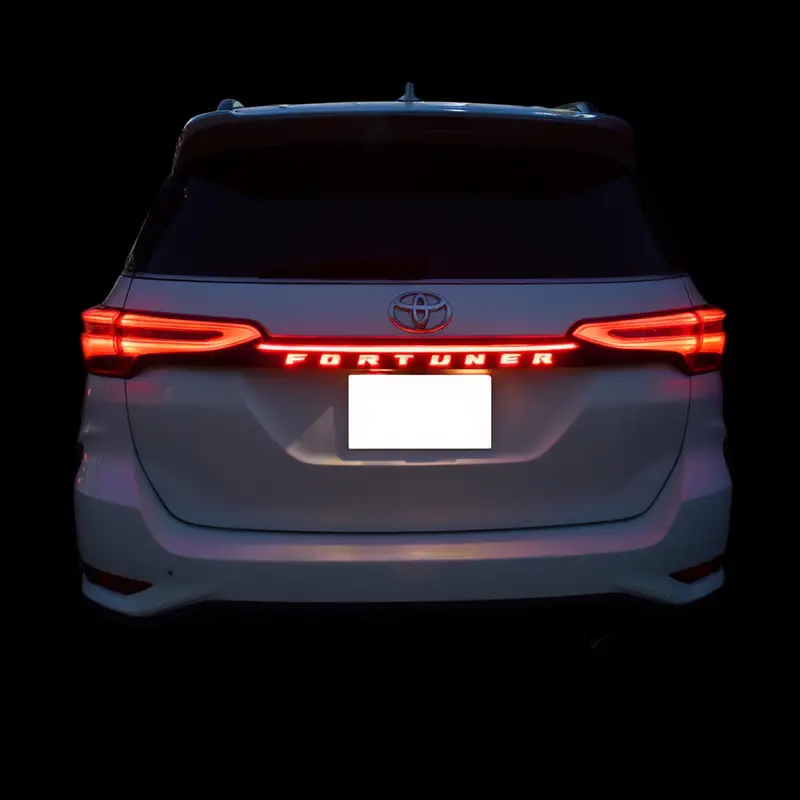 Toyota Fortuner Led Trunk Garnish Light Black 2016-2022 2