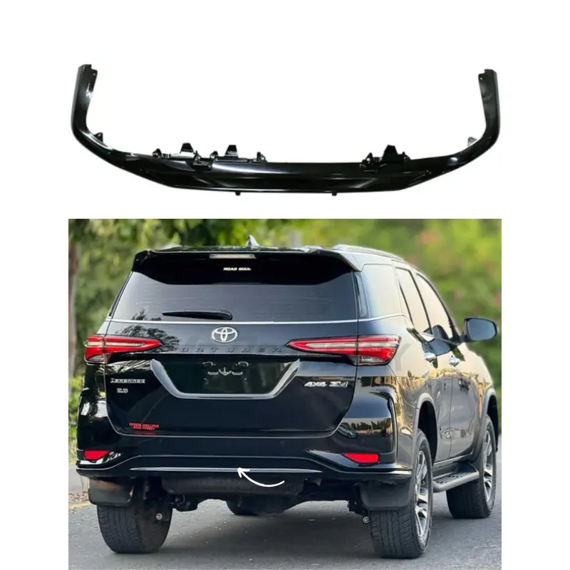 Toyota Fortuner Legender Back Bumper Lip Model 2022 1