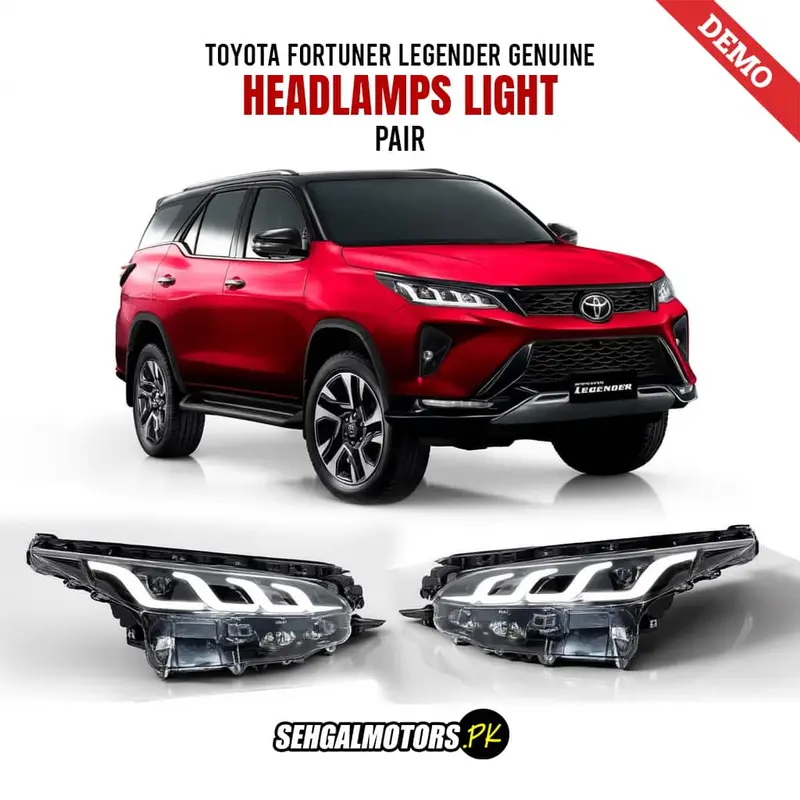 Toyota Fortuner Legender Genuine Head Lamps Light Pair 2016 - 2024 1