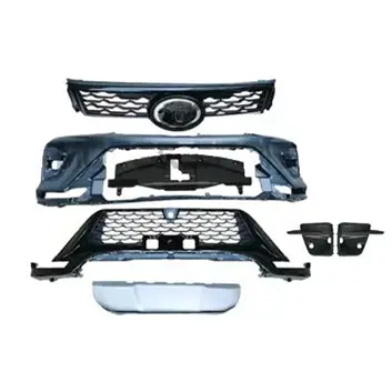 Toyota Fortuner Legender Gr Front Bumper 2016 - 2024 - Lower / Upper Grille Engine Shield Lower Plate Without Drl 2