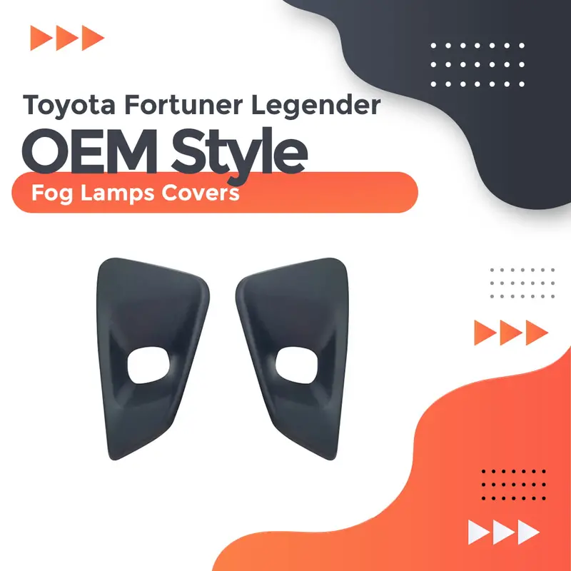 Toyota Fortuner Legender Oem Style Fog Lamps Covers 2016 - 2024 1