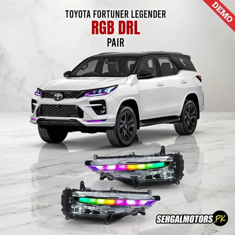 Toyota Fortuner Legender Rgb Drl Pair 2021 - 2022 1