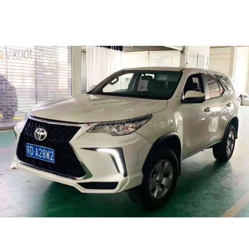 Toyota Fortuner Lx570 Lexus Style Nks Body Kit V4 2Pc 2016 - 2021 - Front And Back 2