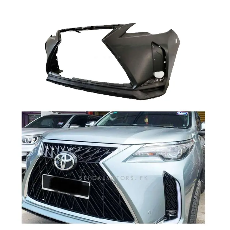 Toyota Fortuner Lx570 Modified Bumper - Without Grille And Drl 2016 - 2021 1