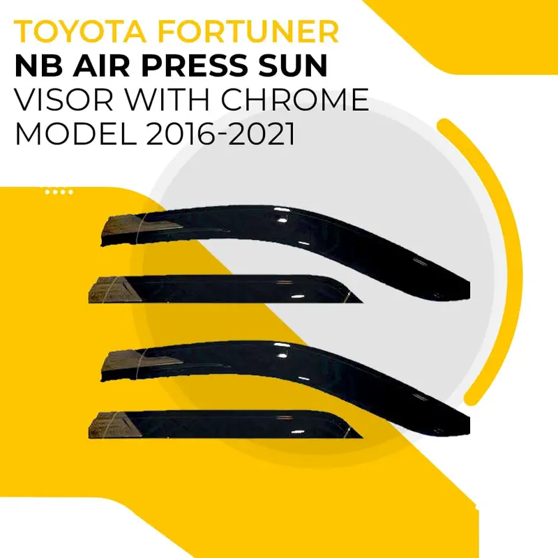 Toyota Fortuner Nb Air Press Sun Visor With Chrome 2016 - 2021 1