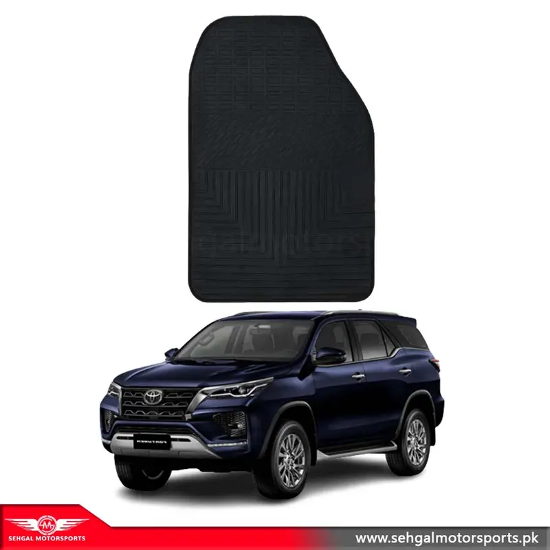 Toyota Fortuner Rubber Floor Mat Black Model 2017-2021 1