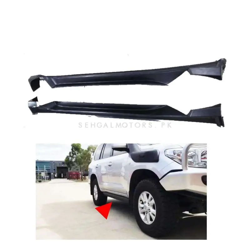 Toyota Fortuner Side Skirts Abs Plastic Pair 2016 - 2022 1