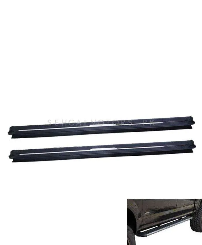Toyota Fortuner Side Step Foot Rest With Chrome 2016 - 2021 1