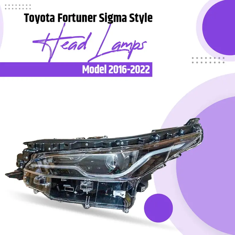 Toyota Fortuner Sigma Style Headlamps 2016 - 2024 1