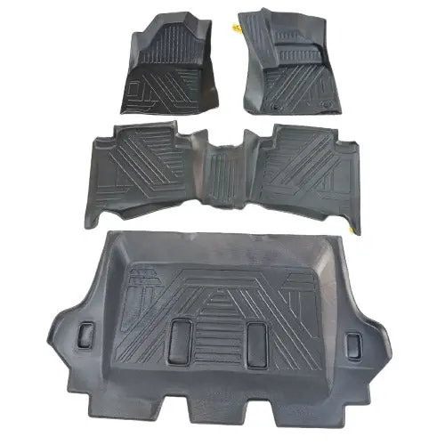 Toyota Fortuner Tpe Floor Mat Black 4 Pcs 2022 - 2024 2