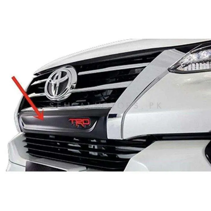 Toyota Fortuner Trd Grill Strip Black 2016 - 2021 1