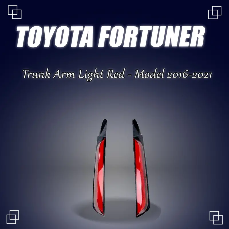 Toyota Fortuner Trunk Arm Light Red 2016 - 2021 1