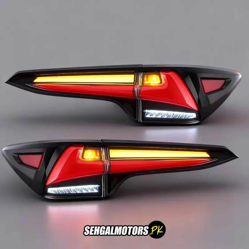 Toyota Fortuner V1 Lexus Sequential Back Lamps Light 2016 - 2024 - Fortuner Lx570 2