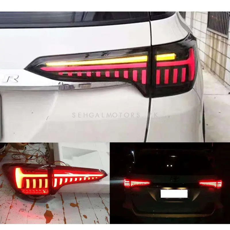 Toyota Fortuner V2 Lexus Sequential Back Lamps Light 2016 - 2024 - Fortuner Lx570 2