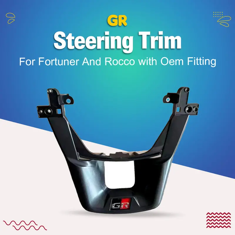 Toyota Gr Oem Steering Wheel Trim (Fortuner & Rocco) 1