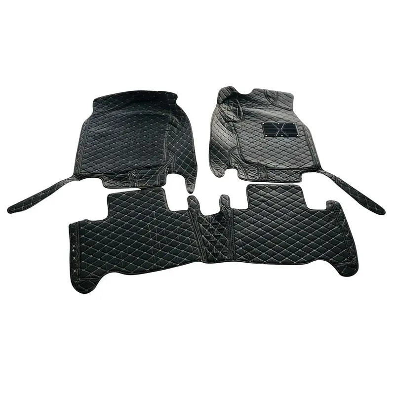 Toyota Harrier 7D Floor Mats - Black - 3 Pcs Set - Model 2019-2021 2