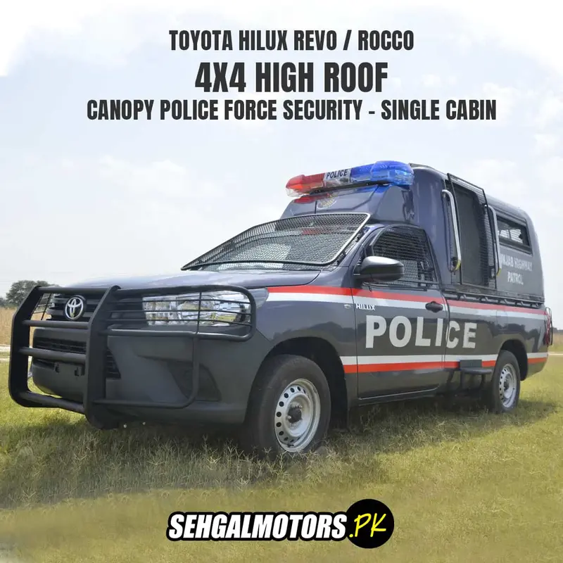 Toyota Hilux High Roof Canopy - Force Security - Single Cabin 1