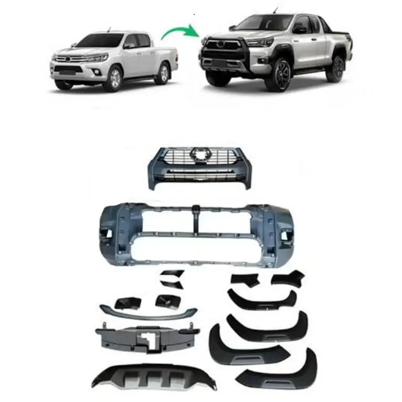 Toyota Hilux Revo 2017 Conversion Into Rocco 2022-2024 2