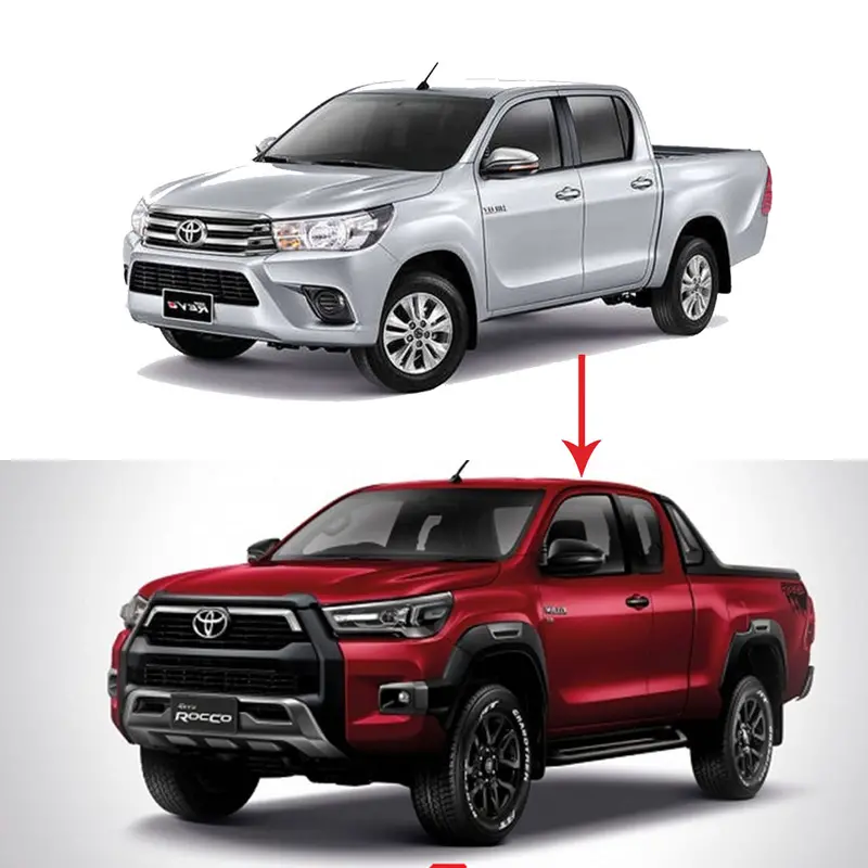 Toyota Hilux Revo 2017 Conversion Into Rocco 2022-2024 (W/O H.L & B.L) 1