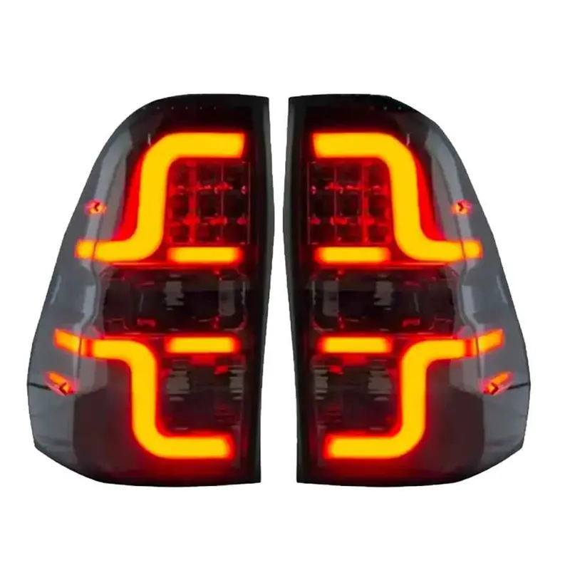 Toyota Hilux Revo Back Light Neon Style Version 2 (Smoke) Model 2017-2023 1