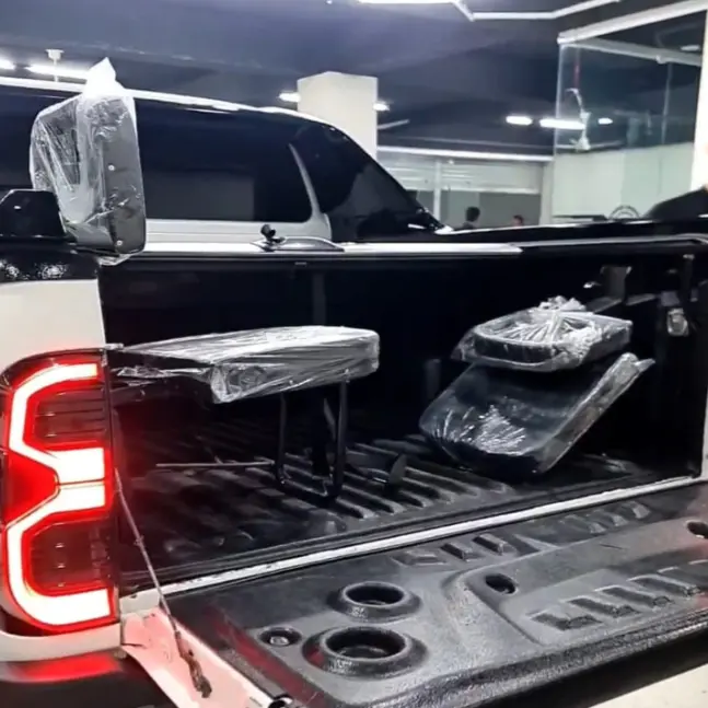 Toyota Hilux Revo Back Seats (2 Pc Set) Double Folding Model 2016-2023 1