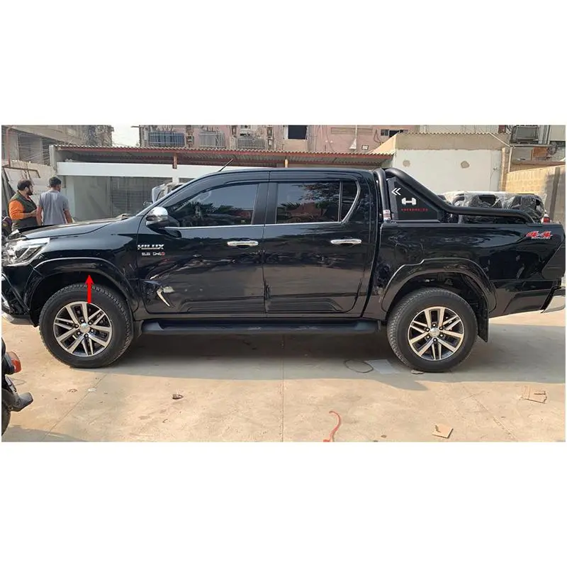 Toyota Hilux Revo Body Cladding Rbs Black (Thailand) Model 2017-2021 1