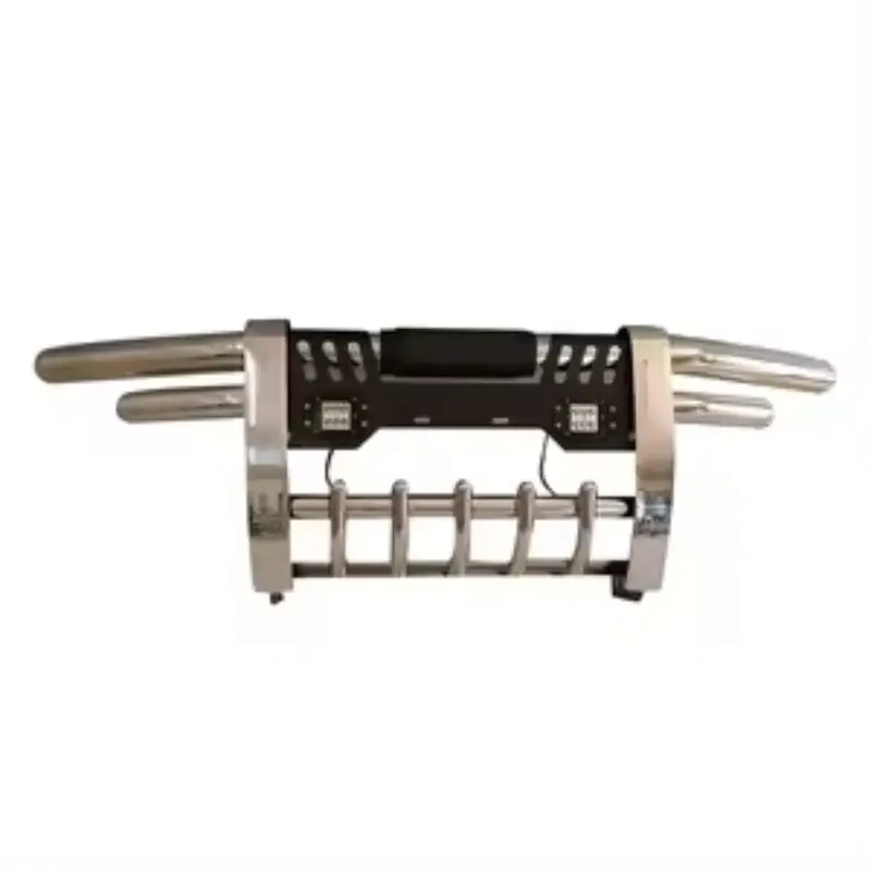 Toyota Hilux Revo Bull Bar Steel With Led Model 2016-2024 1