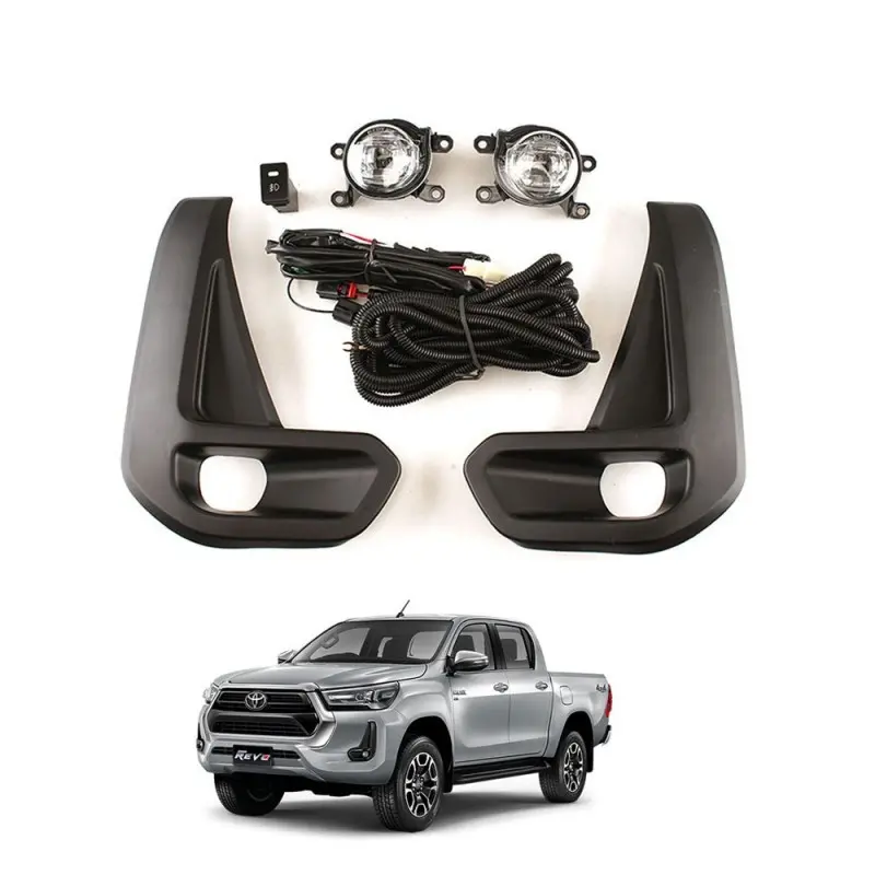 Toyota Hilux Revo Fog Lights With Cover Model 2021-2023 1