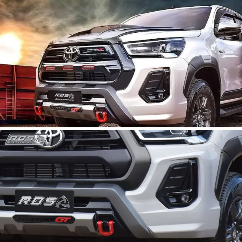 Toyota Hilux Revo Front Body Kit Rbs White (Thailand) Model 2021-2022 1