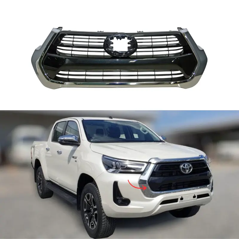 Toyota Hilux Revo Front Grill Oem Style Model 2021-2023 1