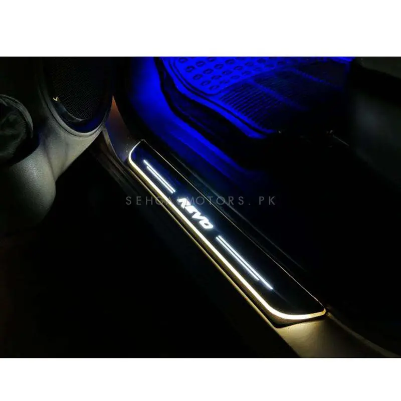 Toyota Hilux Revo Glass Led Sill Plates / Skuff Led Panels - Model 2016-2021 2