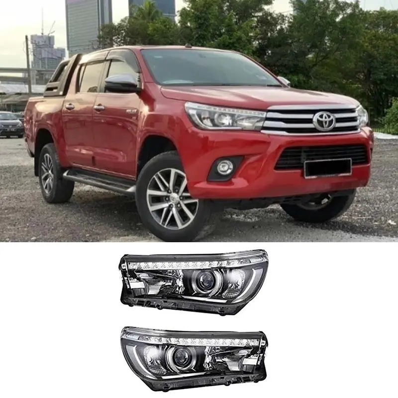 Toyota Hilux Revo Head Light Oem Style Model 2017-22 1